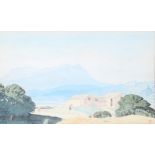 Charles March Gere (1869 - 1957), watercolour, summer heat in Wales, signed with monogram, dated