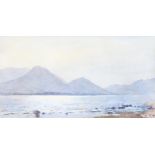 Cedric Kennedy, watercolour, landscape, signed and dated 1917, 28cm x 51cm, framed