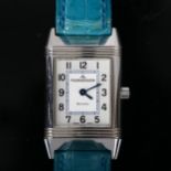 JAEGER LECOULTRE - a lady's stainless steel Reverso Classic quartz wristwatch, ref. 260.8.47,