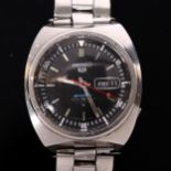 SEIKO 5 - a Vintage stainless steel Sports automatic bracelet watch, ref. 6119-6023, circa 1970s,