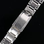 ROLEX - a rare gentleman's stainless steel 20mm Oyster riveted bracelet, ref. 7206, circa 1968,