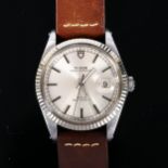 TUDOR - a Vintage stainless steel Jumbo Prince Oysterdate automatic wristwatch, ref 90814, circa