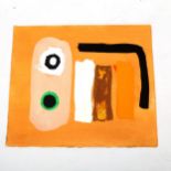 Alistair Grant (1921 - 1997), gouache, Barcelona II, signed, 26cm x 30cm, unframed Good condition