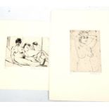 Alistair Grant (1921 - 1997), etching, nude, signed in pencil, artist's proof, image 17cm x 13cm,