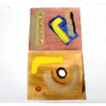 Alistair Grant (1921 - 1997), 2 gouache, Barcelona Yellow, and White Spot Barcelona, both signed,