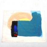 Alistair Grant (1921 - 1997), oil on board, abstract, 23cm x 30cm, unframed Good condition