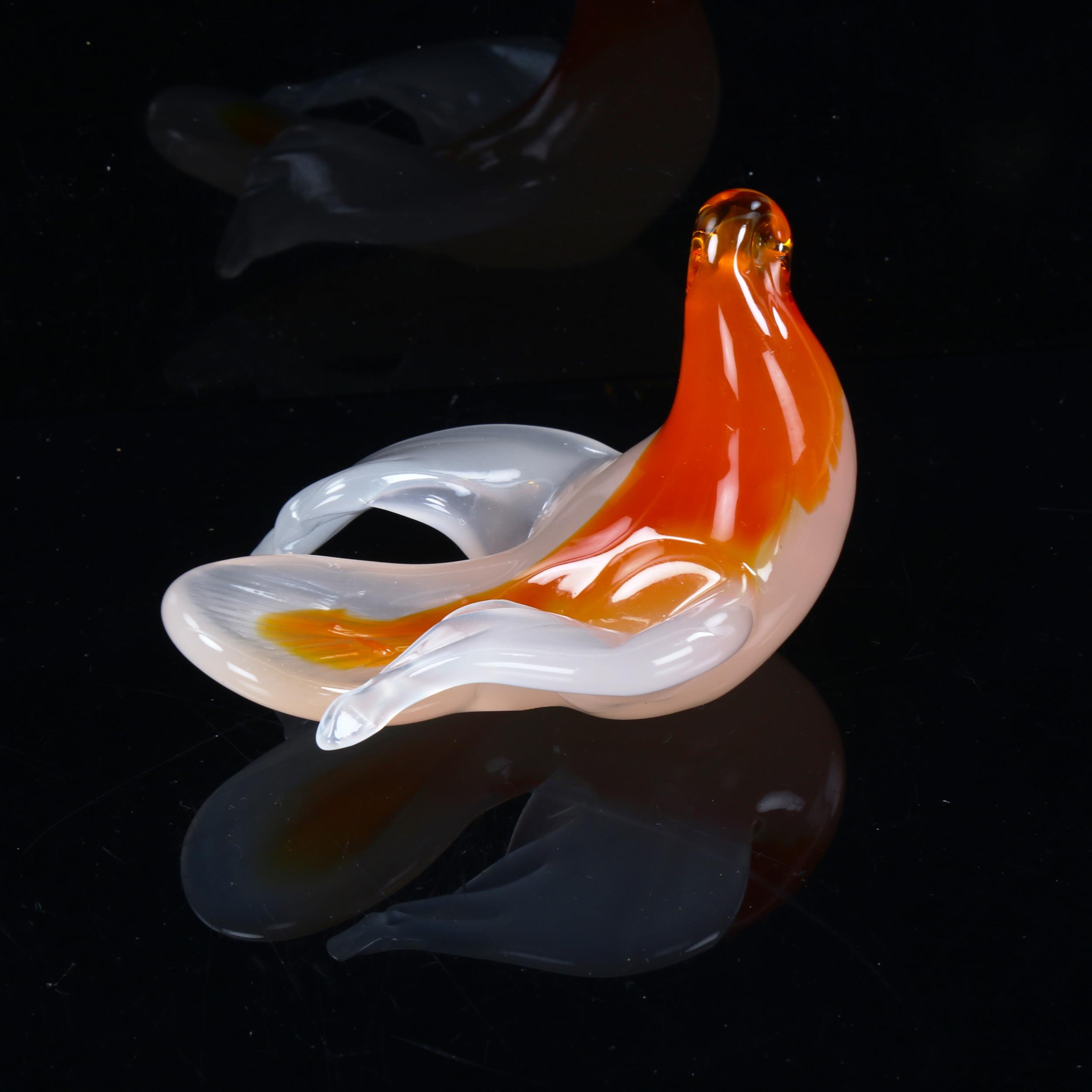 An Italian Studio glass dove, length 11cm - Image 2 of 3