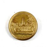 A set of miniature souvenir coins depicting Queen Victoria and her children, in original gilt-