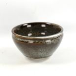 A Chinese hares fur glaze porcelain bowl, diameter 11.5cm, height 6.5cm