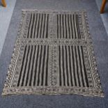 A black and white mudcloth from Mali, length 195cm