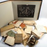 A large collection of ephemera relating to Tom Austin (killed in action at Gallipoli - WWI