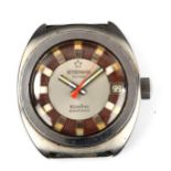 ETERNA - a Vintage stainless steel Sonic Kontiki electronic quartz wristwatch head, ref. 1550,