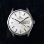 JAEGER LECOULTRE - a stainless steel Club automatic wristwatch head, ref. E.300.105, circa 1970s,