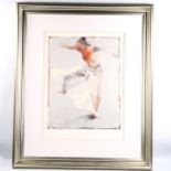 Robert Heindel, pair of limited edition prints, ballet dancers, Dancing Fool, and Red Bull Blue