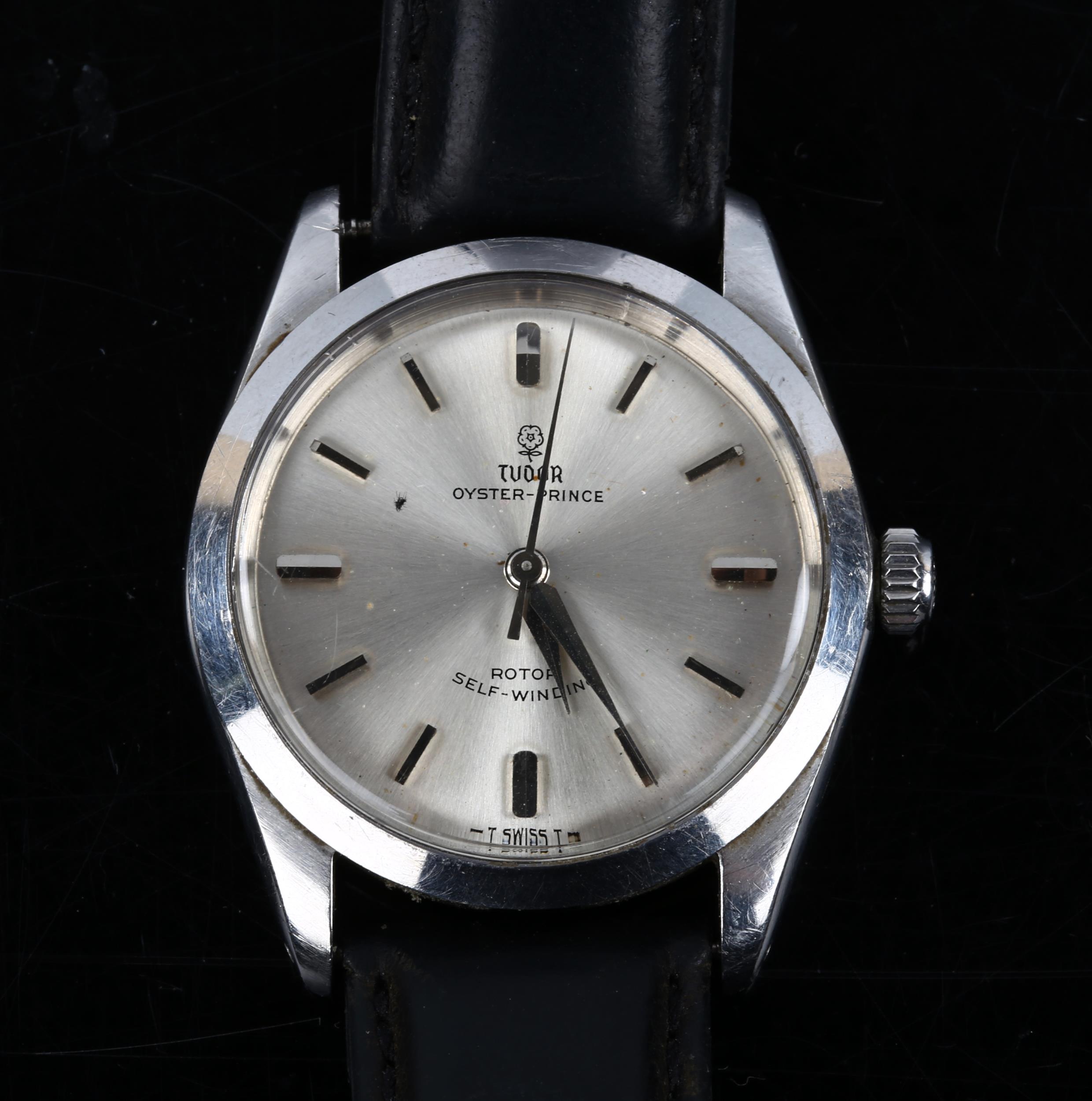 TUDOR - a Vintage stainless steel Oyster-Prince automatic wristwatch, ref. 7995, circa 1960,