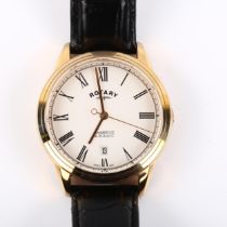 ROTARY - a gold plated stainless steel Cambridge automatic wristwatch, ref. GS05252/01, circa