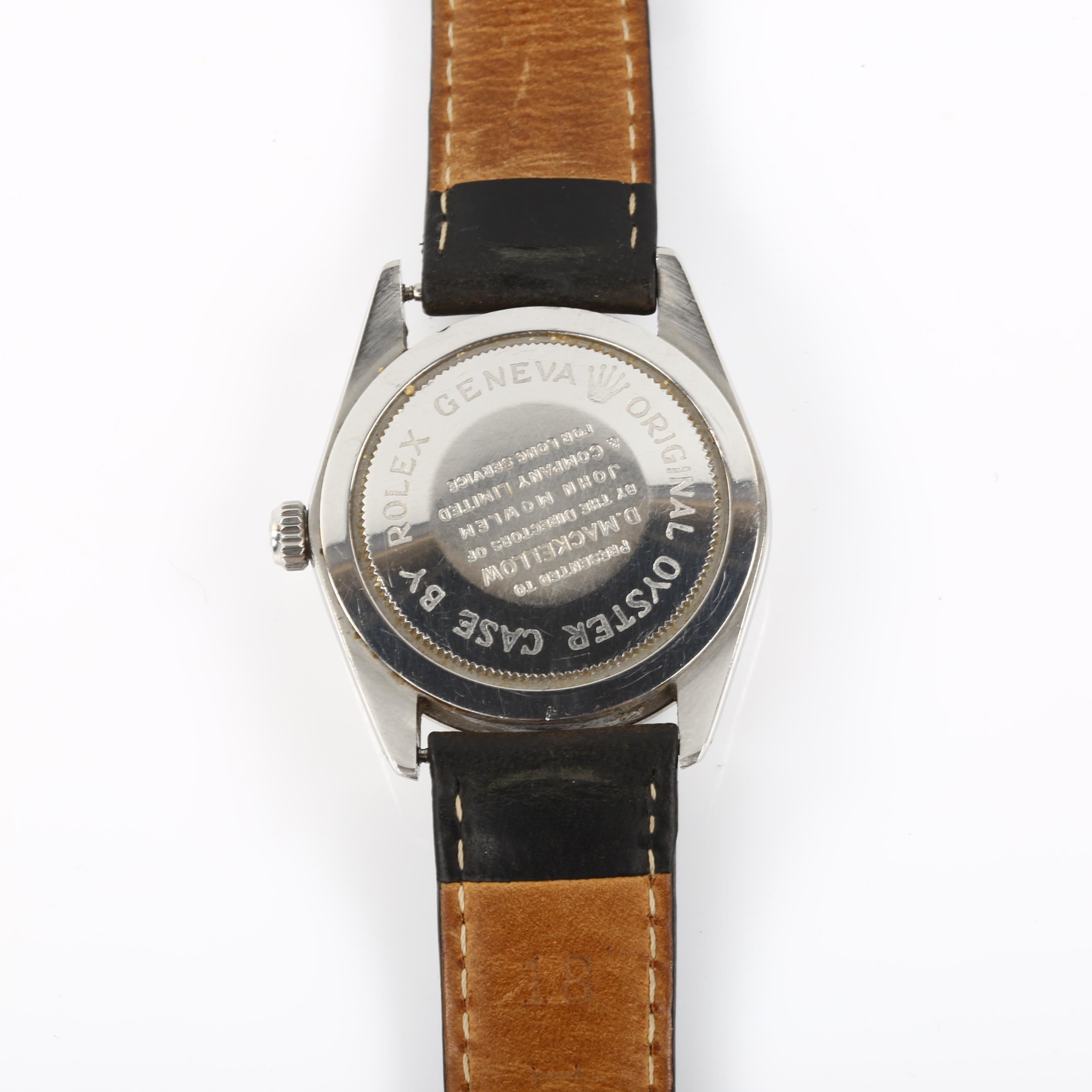 TUDOR - a Vintage stainless steel Oyster-Prince automatic wristwatch, ref. 7995, circa 1960, - Image 4 of 5