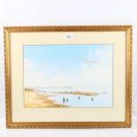 David Harbour (born 1935), Pett Level, 28cm x 40cm, framed