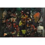 Atelier Georges Vince (1913 - 1991), oil on board, 3 monkeys, signed with artist information