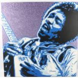 George Ioannou, Giclee print, Jimi Hendrix, signed and numbered 28/95, 2004, with certificate of