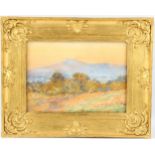 Herbert Neville, watercolour, mountain landscape, signed, 18cm x 25cm, framed