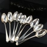 Various Antique silver spoons, including Scottish and George III, 18.2oz total Lot sold as seen