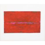 Lorna Wilson (born 1967), mixed media on card, Entrance, sheet size 8cm x 14cm, framed with