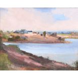 Isobel Burgess, oil on board, Rye Harbour, 35cm x 42cm, framed Good condition