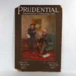 An original oil on board advertising poster for the Prudential Assurance Company Limited, early 20th