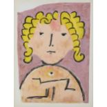 Paul Klee (1879-1940), colour lithograph on Velin de Rives paper, Tete d?Enfant, 32cm x 23cm,