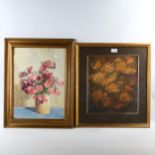 4 watercolour still life studies, including works by Beryl Roberts, E Tregear, Enid Western and P