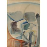 Nyberg, mid-20th century watercolour abstract, signed and dated '54, 36cm x 26cm, framed Even