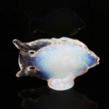 A French opalescent glass fish, probably Sabino but unmarked, length 11.5cm Very good condition