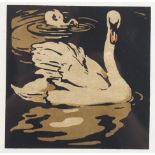 William Nicholson (1872-1949), lithograph in colours on paper, The Beautiful Swan from The Square