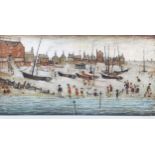 Laurence Stephen Lowry (1887 - 1976), lithograph, Deal beach, signed in pencil with blind stamp,