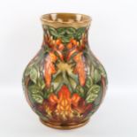 MOORCROFT - a Flames of the Forest pattern vase, designed by Philip Gibson 1997, height 24cm Perfect