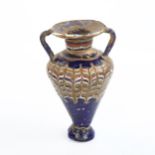 An ancient Greek Glass Amphoriskos, perfume bottle, probably 2nd-3rd century BC, height 11cm