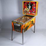 Bally Mata Hari pinball machine 1978, 4-player, stainless steel and wood case, working order with