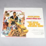 British Quad film poster - James Bond - The Man With the Golden Gun, 30" x 40" Stored folded,