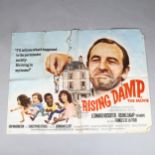 British Film Quad Movie Poster, Rising Damp, 1980, 30 x 40" Stored folded, tears to edges, paper