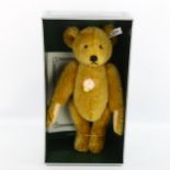 Steiff Petsy Brass 1927 replica limited edition bear, 1989, boxed