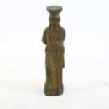 A Roman design bronze figural seal, height 9cm