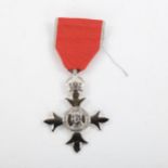 MBE medal in original case with card