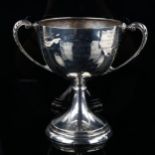 A George V silver trophy cup, for The Hunter Trials For The Best Owner Rider 1934 onwards, by S