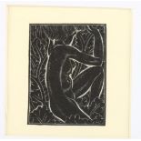 Eric Gill, wood engraving, La Belle Sauvage 1929, published by Curwen Press no. 56/500, image 7.