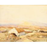 Maurice Canning Wilks, watercolour, Donegal Highlands Gweedore Co Donegal, signed with Belfast