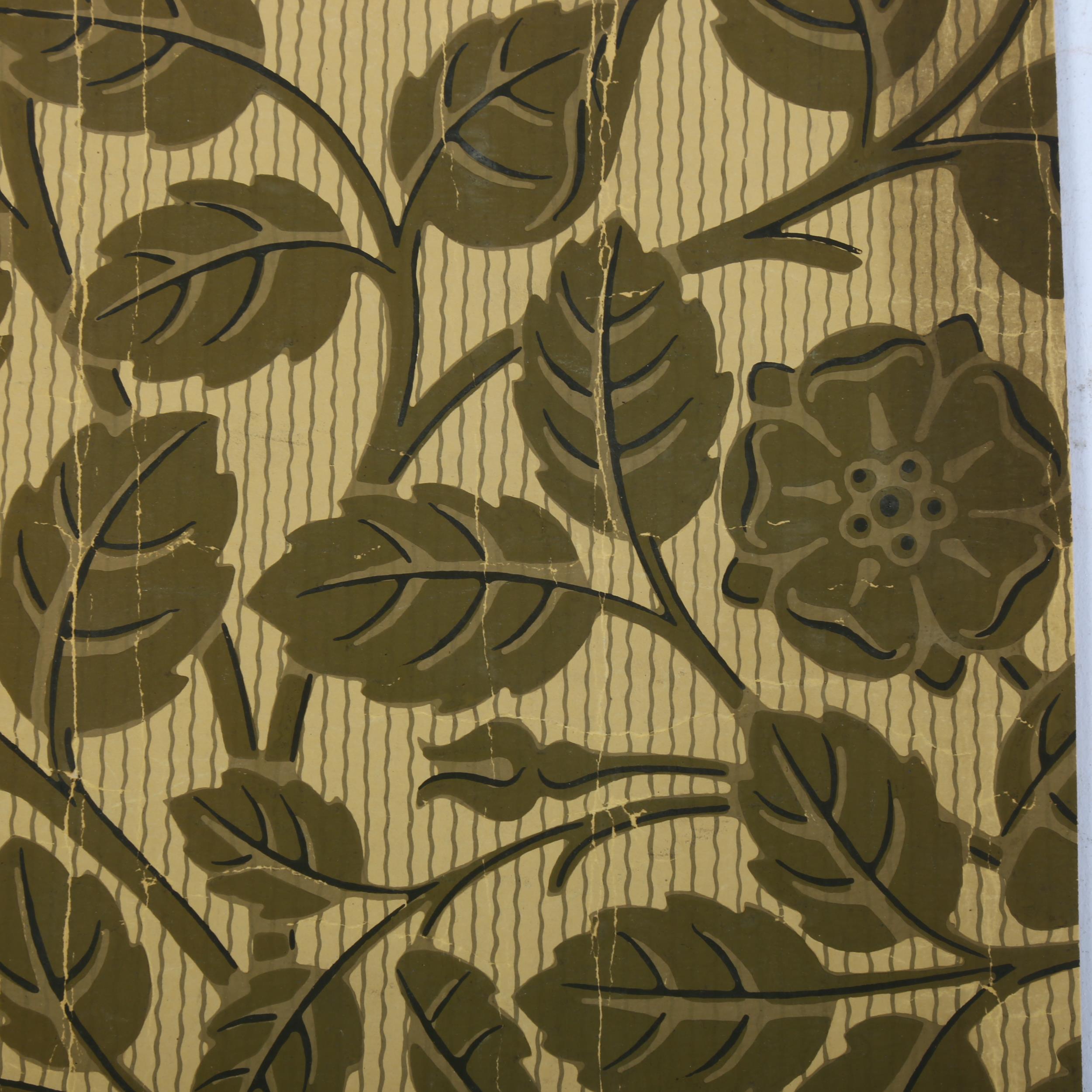 Late 18th/early 19th century wallpaper samples from a house of Thomas Carlyle Chelsea, 21cm x - Image 3 of 4