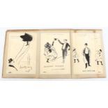 Henry Mayo Bateman (1887 - 1970), 3 original pen and ink cartoon drawings, Stock Exchange, signed