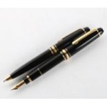 MONT BLANC - a Meisterstuck small size fountain pen/ballpoint pen set, no box As new condition