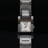 GUCCI - a lady's stainless steel 7900P quartz bracelet watch, engine turned sunburst dial with